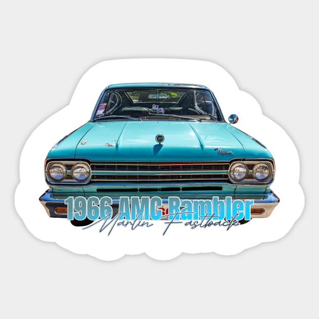 1966 AMC Rambler Marlin Fastback Sticker by Gestalt Imagery